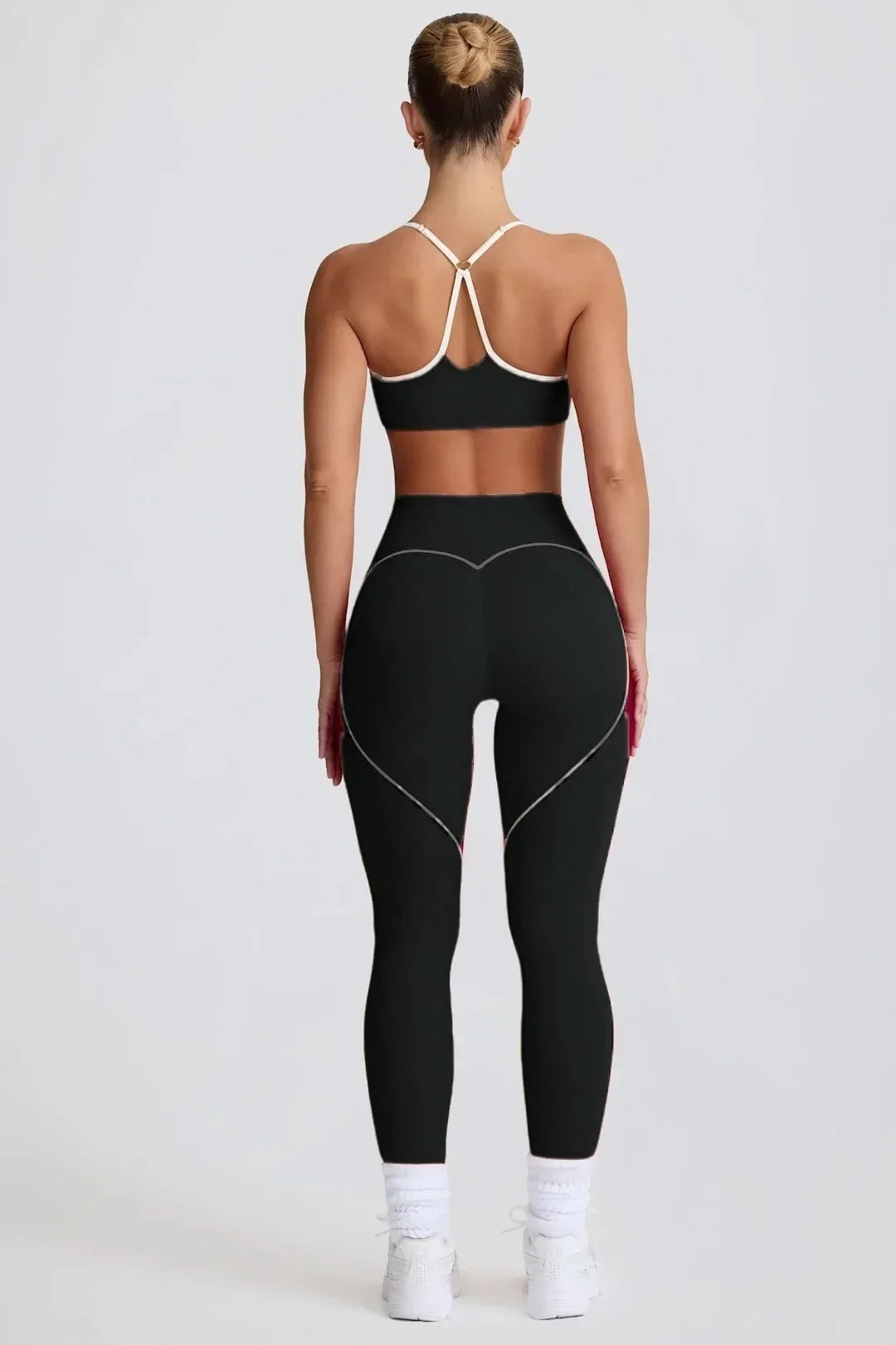 Women Quick Drying Sports Advanced Vest Fitness Yoga High Waist Hip Sports Yoga Pants