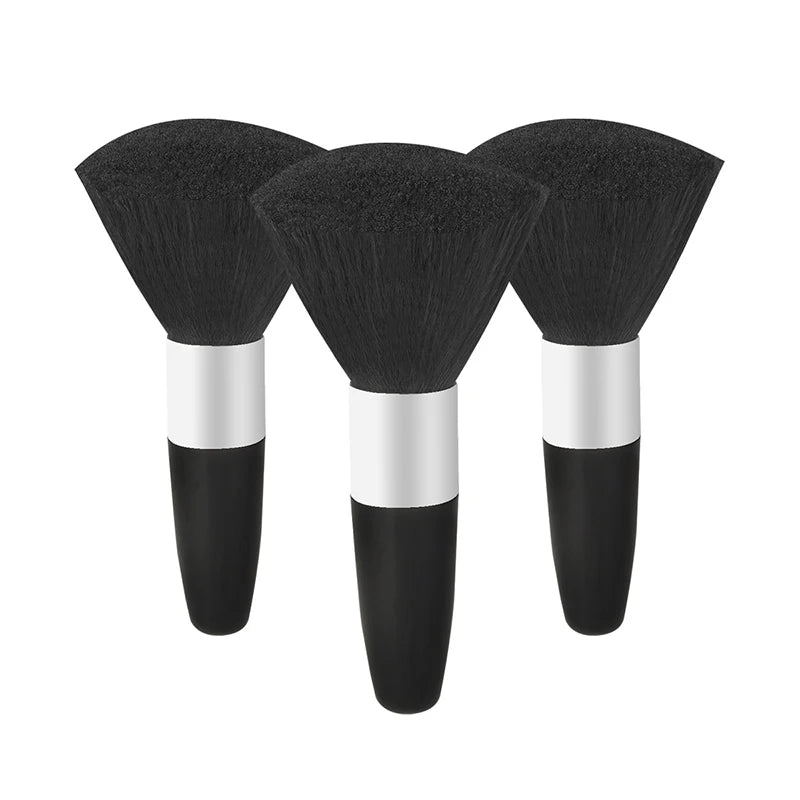 New Soft Neck Face Duster Barber Black Beard Brushes Hair Cleaning Hairbrush Salon Cutting Hairdressing Styling Makeup Tools