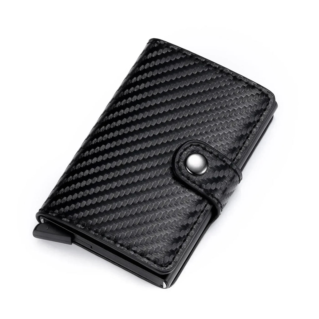 Rfid Credit Card Holder Men Wallets Luxury Small Smart Wallet Metal Business Mini Cardholder Case Women Minimalist Walet for Men