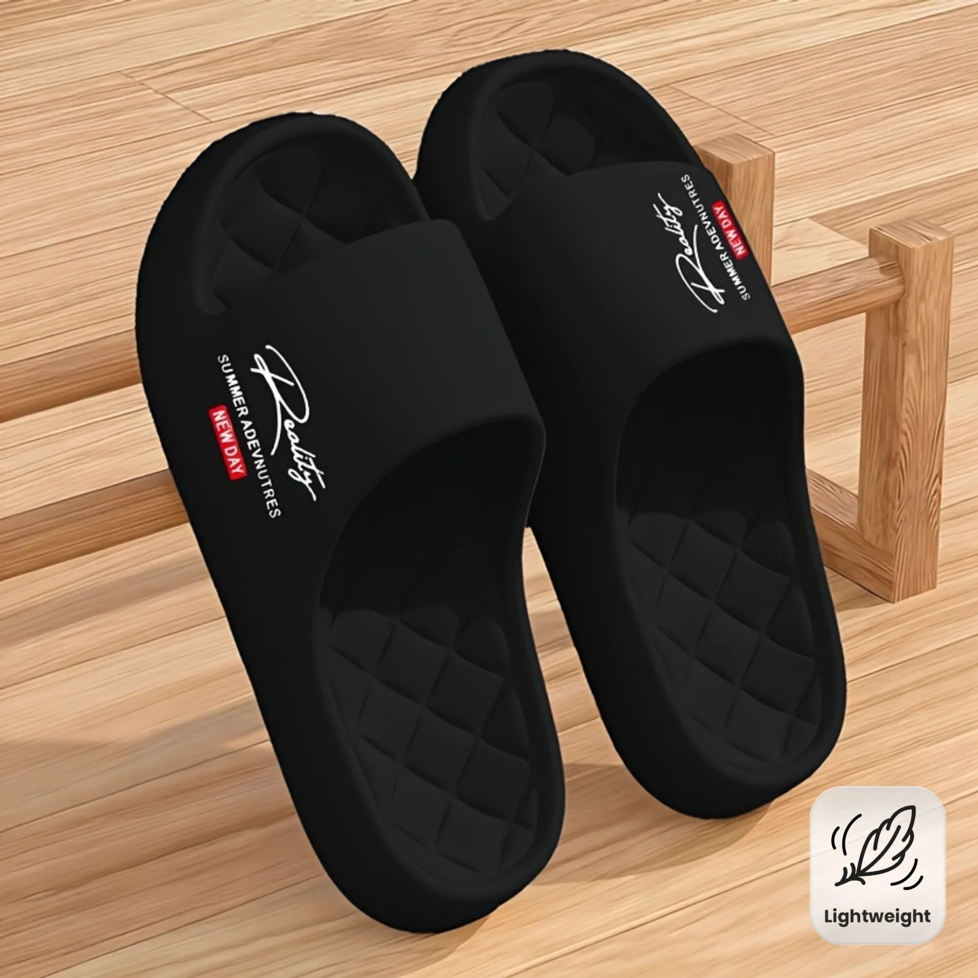 Cloud-like Softness, EVA Comfortable Lightweight Slippers,Suitable for Home and Outdoor,Unisex Couple Two-tone, Simple Bathroom