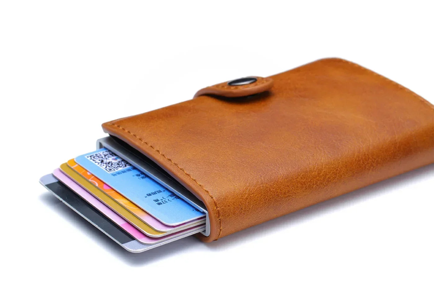 Rfid Credit Card Holder Men Wallets Luxury Small Smart Wallet Metal Business Mini Cardholder Case Women Minimalist Walet for Men