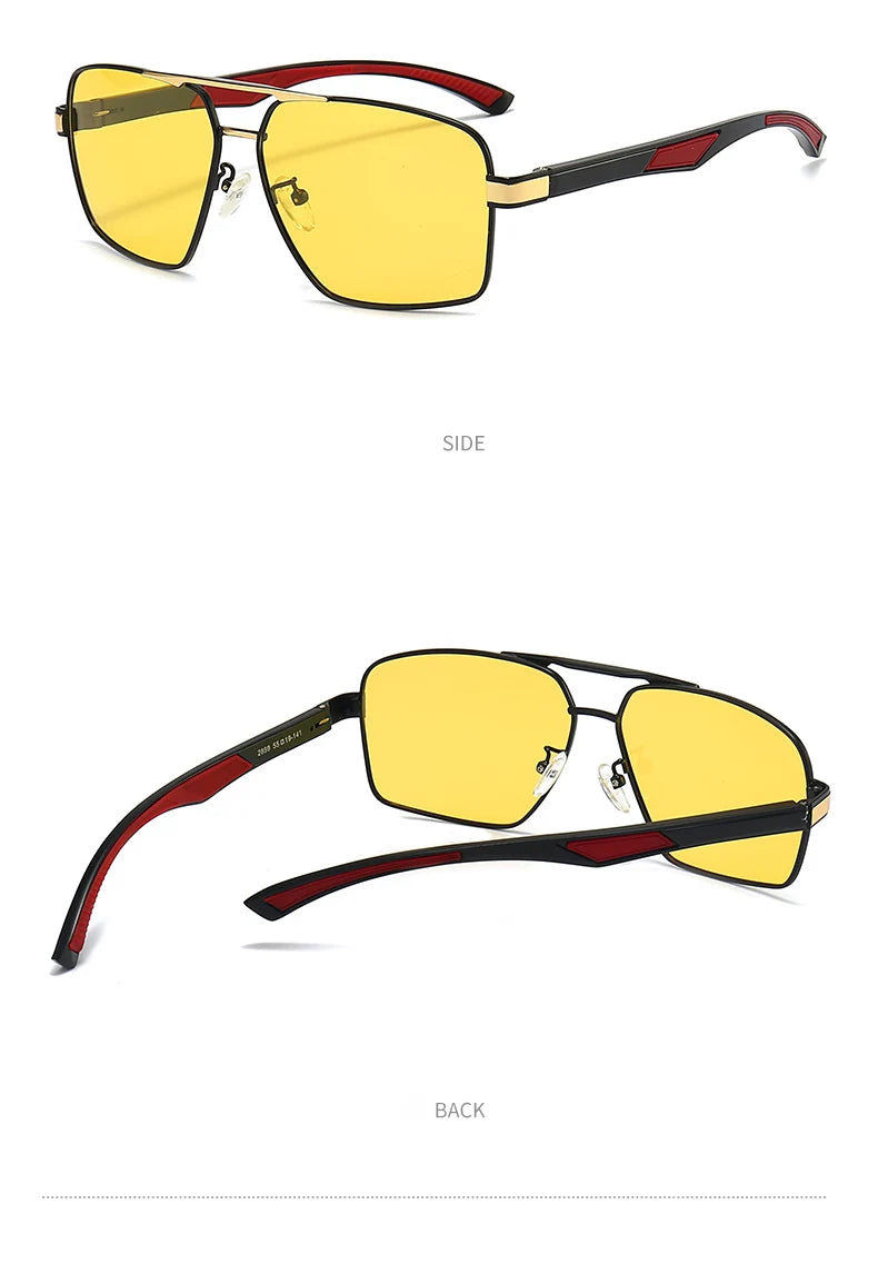 LIOUMO Intelligent Photochromic Sunglasses Men Polarized Night Vision Goggle Women Anti-Glare Driving Glasses UV400 gafas de sol