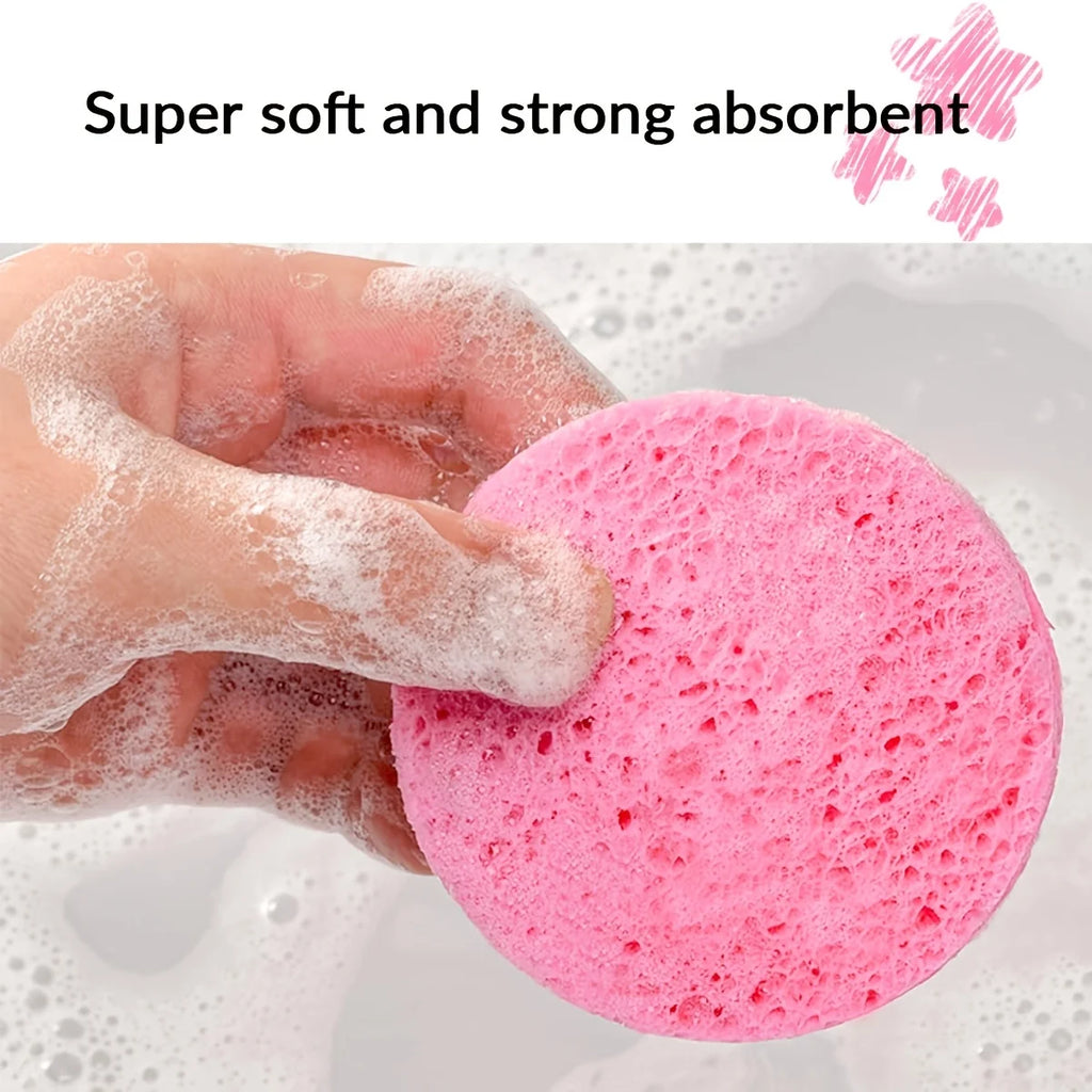 10/30pcs Compressed Facial Sponges SPA Face Cleaning Sponge Makeup Removal Exfoliating Pads for Cosmetologists Skin Massage Tool