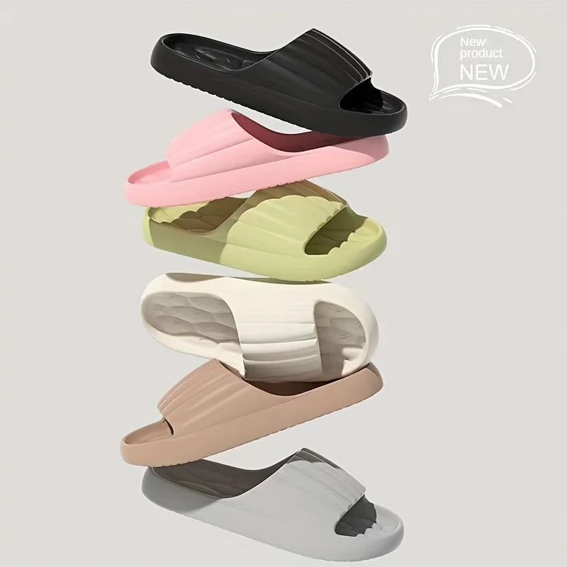Slippers Women's EVA Slide Slippers - Soft Comfortable Non-Slip Indoor/Outdoor House Shoes， Washable All-Season Design
