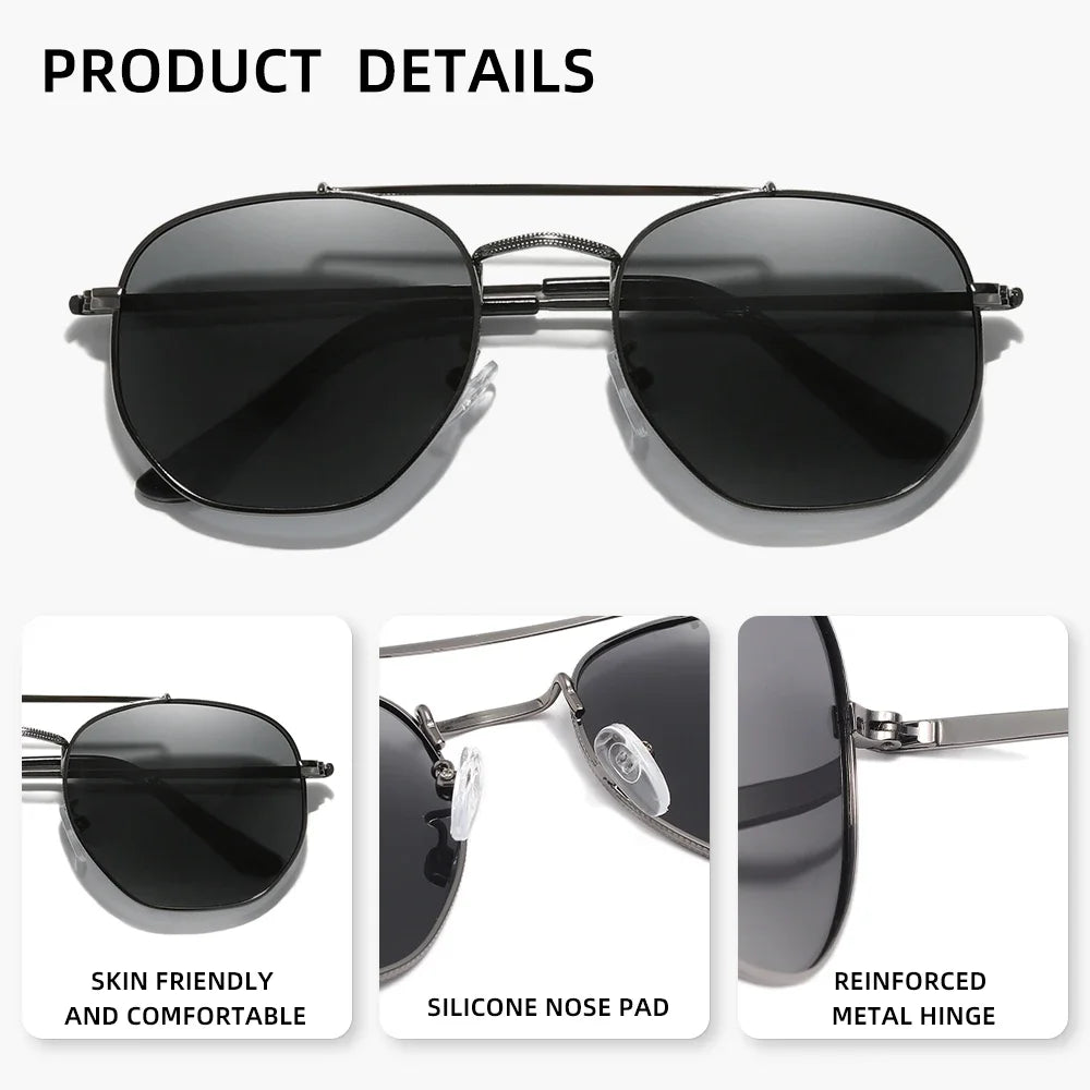 Fashion Light Weight Sunglasses Men Polarized Driving Fishing Eyewear Oculos De Sol gafas UV400 Protection