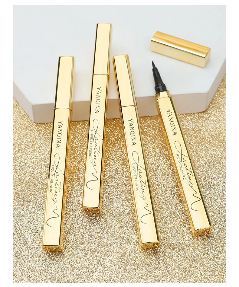 Quick-dry Eyeliner Pencil Makeup Long Lasting Smooth Matte Eye Liner Waterproof Anti Smudge Liquid Eyeliner Pen Eyes Cosmetics