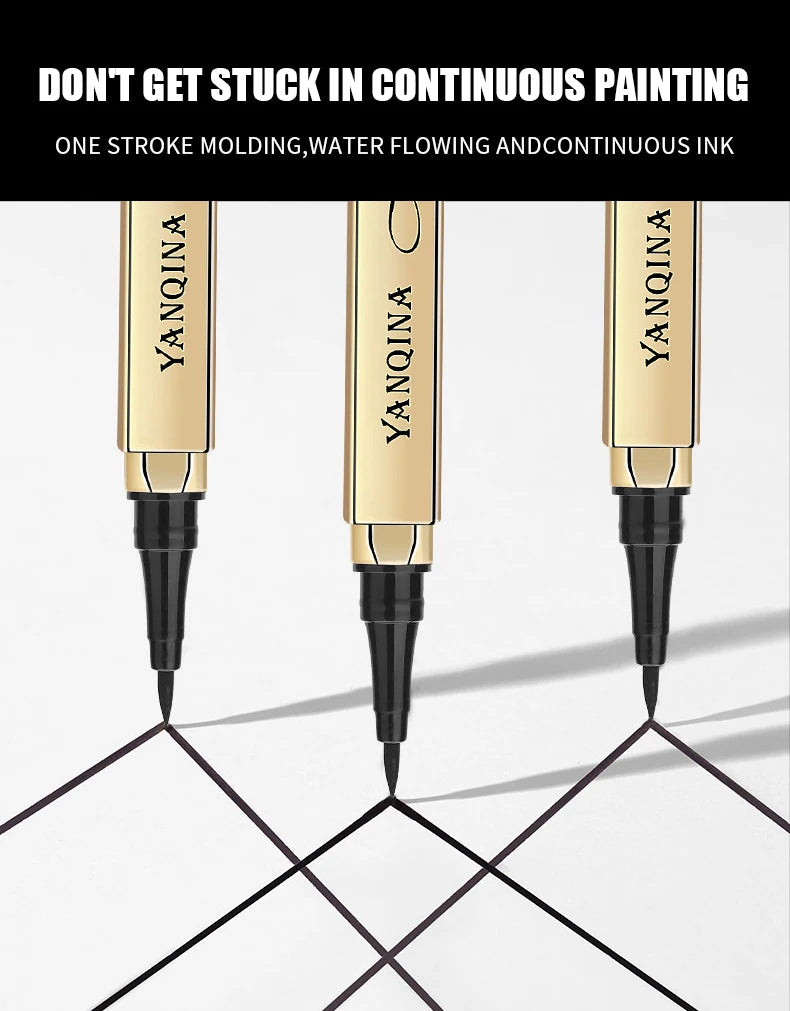 Quick-dry Eyeliner Pencil Makeup Long Lasting Smooth Matte Eye Liner Waterproof Anti Smudge Liquid Eyeliner Pen Eyes Cosmetics